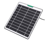 Oreilet 5W Solar Panel for Pro 5S Surveillance Camera, Outdoor Solar Panel with 3 Pin Interface, Wall Mounting SolarPanel Security Camera Doorbell (Black)