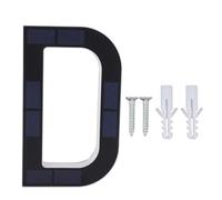 Oreilet 9in Solar Lighted House Numbers for Outside, Light Up Address Sign Number 1, Auto Sensing LED Illuminated House Numbers for Home Exterior