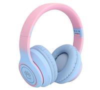 Oreilet Active Noise Cancelling Headphones, Over Ear Bluetooth Headphones with Noise Reduction Microphone, Foldable Gaming Headset for Work Travel Home Office (Blue)
