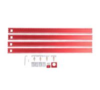 Oreilet Adjustable Square Router Template, 800mm Multifunctional Router Rail Slideway System with Dual Measurement Scales for Woodworking Projects