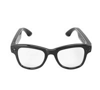 Oreilet AI Smart Glasses, 8MP Camera with EIS Stabilization Microphone ChatGPT Real Time Translation WiFi Bluetooth 5.3 IP54 Water Proof, for Music Calls Travel Business (Black Charging Case)