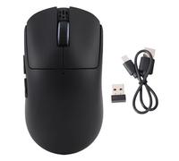 Oreilet AI Voice Mouse, Bluetooth Wireless Mouse with Built in Microphone for Real Time Transcription Translation ChatGPT, for Desktop PC Laptop Computer (Black)