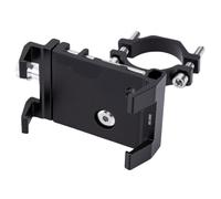 Oreilet Aluminum Alloy Bike Phone Mount Holder, Universal Handlebar Clamp Cradle Phone Holder CellPhone Mount for Smartphones Scooter