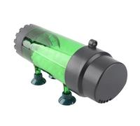 Oreilet Aquarium Fluidized Bed Filter, Double Filtration Prevent Clogging Fluidized Moving Bed Filter Bubble Bio Media Reactor for Aquarium Fish Tank, Accessories