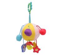 Oreilet Baby Sensory Toy, Infant Development Grasping Ball with Rattle and Geometric Patterns, Soft Fabric Cloth Ball for Crib Car, Early Educational Toy for Babies 0-1 Year Old