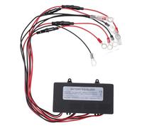 Oreilet Battery Equalizer, 48V 4x12V Battery Voltage Balancer LED Display Balancer Equalizer for Series or Parallel Batteries, Voltage for Gel Flood AGM