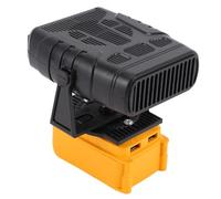 Oreilet Battery Powered Heater, Rechargeable Portable Small Space Heater Electric Warmer Fan for Outdoor Camping Bedroom Office, 2 USB Outputs, 55-85℃(No Battery)