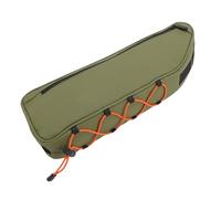 Oreilet Bike Bag for Rear Rack, 3L Water Proof Reflective Top Tube Cycling Backseat Storage Luggage Holder for Mountain Bike Trunk Pannier, Accessories (Green)