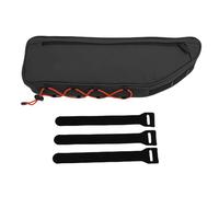 Oreilet Bike Bag for Rear Rack, 3L Water Proof Reflective Top Tube Cycling Backseat Storage Luggage Holder for Mountain Bike Trunk Pannier, Accessories (Black)