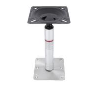 Oreilet Boat Seat Pedestal, Aluminum Alloy Marine Seat Swivel Mount with 3/4in SeatPin Post 7in X 7in Base Plate for Marine Pontoon Jon Bass Boats, Accessories
