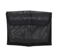 Oreilet Boat Storage Mesh Bag, Self Adhesive Closable Boat Storage Bag with Lid, Portable Boats Caddy Organizer for Marine Tackle, Tools, Gear Outdoor, 13.7 X 9.8in (Black)