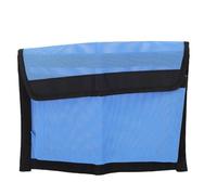 Oreilet Boat Storage Mesh Bag, Self Adhesive Closable Boat Storage Bag with Lid, Portable Boats Caddy Organizer for Marine Tackle, Tools, Gear Outdoor, 13.7 X 9.8in (blue)