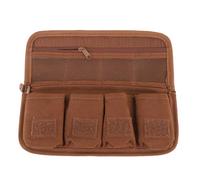 Oreilet Camera Battery Bag for LP-E10/E17/E6N NP-FW50/FZ100 EN-EL25/EL15 NP-W235, Premium PU Leather Portable Battery Case Protective Holder Storage Pouch for Memory Card SD Card