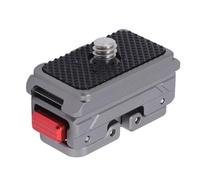 Oreilet Camera Quick Release Plate, Magnetic Aluminum Alloy Camera Mount with 1/4 Inch Screw, Metal Quick Release Base for Pro 2 X4 X3 X2 GO3