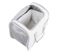 Oreilet Cat Carrier, Soft Sided Pet Travel Bag Up to 15 Lbs, Portable Foldable Dog Crate Carrying Cage with Shoulder Strap, Detachable Pad for Small Dog Puppy (Winter Warm Type)