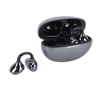 Oreilet Clip on Earbuds Wireless, Open Ear Headphones with Mic, 80H Play, IPX5, Bluetooth Clip on Headphones Sports Ear Buds for Fitness, Workout, Running, Subway (Grey)