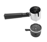 Oreilet Coffee Machine Handle, Non Slip Portafilter with Fine Filter 51mm Portafilter Replacement for Donlim Petrus Coffee Machines
