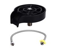 Oreilet Cup Washer, G1/2 Quick Cleaning Detachable Pitcher Rinser Countertop Automatic Embedded Glass Cup Washer Sink Bottle Washing Equipment for Home Coffee (Cup Washer with Hose)