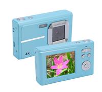Oreilet Digital Camera, 48MP 1080P Autofocus 16X Zoom Anti Shake Compact CCD Camera with 2.4 Inches Screen and Image Stabilization, for Travel Photography, Boys Girls (Blue)
