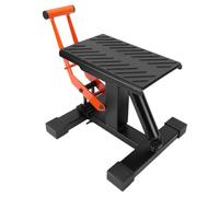 Oreilet Dirt Bike Stand, 440Lbs Capacity 10 to 18in Height Adjustable Motorcycle Hydraulic Jack Lifting Stand for Dirt Pit E Bike Repair Maintenance, Hoist Table Accessories