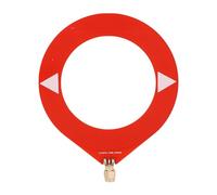 Oreilet Donut WB Antennae, 10kHz to 180MHz Broad Frequency Portable Antennae with SMA Male Interface, for Camping Outdoor Indoor Radio ((Red) SMA Male)