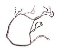 Oreilet Duck Call Lanyard, Nylon Hand Knitted Paracord Necklace with 12 Adjustable Loops, for Goose Calls Outdoor Predator Gear Pheasant Waterfowl (Green)