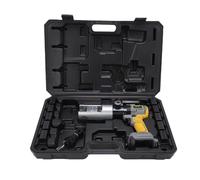 Oreilet Electric Hydraulic Cable Lug Crimping Tool, 90KN Electrical Terminal Cable Lug Crimper Wire Crimping Tool, 360 Rotating Head with 10 Dies, Copper 240mm, Aluminum 185mm