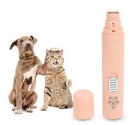 Oreilet Electric Nail Grinder, Rechargeable Dog Nail Grinding Tool with 2 Speeds for Small Medium Large Cats Dogs, Professional Pet Grooming Kit Trimmer with LED Light, Silent