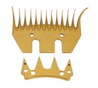 Oreilet Electric Sheep Shear, High Carbon Steel 13 Tooth Curved for Sparse Wool, with Advanced Coating for Sheep Alpacas Llamas Shearing