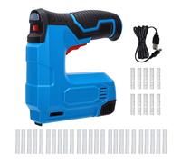 Oreilet Electric Staple Gun, Cordless Brad Nailer, Electric Stapler Rechargeable Nail Gun Staples and Nails for Home, Wood, Upholstery, DIY, Carpentry, Crafts