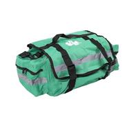 Oreilet Empty First Responder Bag, Empty Trauma Medical Bag with Reflective Strip, Green First Aid Carrier Travel Bag Emergency Medical Supplies for EMT Paramedics