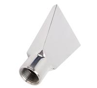 Oreilet Fan Shaped Fountain Nozzle, Flat Duck Bill Sprinkler Nozzle 3/4 Inch Thread with Large Water Outlet for Garden Pond Park Decorative Fountain
