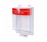 Oreilet Fire Alarm Pull Station Cover, Transparent Manual Call Point Protective Guard, Emergency Switch Fire Alarm Cover Water Proof Rainproof for Home Office Outdoor