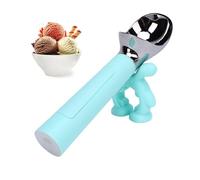 Oreilet Heated Ice Cream Scoop, Rechargeable Ice Cream Scooper with LED Display, Fast Heating Electric Icecream Scoop Maximum Heating Up to 158℉ for Hard Icecream (Sky Blue)