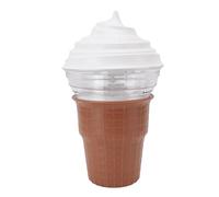 Oreilet Ice Cream Maker, 5V USB DIY Portable Electric Ice Cream Machine, Homemade Yogurt Maker with Safe ABS PP and Recipe Booklet, for Beginner Homemade Sorbet and Dessert
