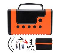 Oreilet Jump Starter with Air Compressor, Portable Car Battery Jump Starter with Air Nozzles, Adapter, Hose, Inflatable Pipe, for Cars, Electric Vehicles, Bikes, Sports Balls (with Tool Kit)