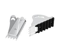 Oreilet Ladder Feet, Aluminum Rubber Anti Skid Shoe for Extension Ladders Replacement Parts, Ladders Feet for Werner D1200 D1300 D1700 D1800 Extension Ladder Accessories