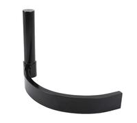 Oreilet Lathe Tool Rest, 1 Inch Alloy Steel Post Woodturning Lathe Tool Holder with Curved Shape for Bowl Shaping Interior Hollowing, for Small Wood Lathes