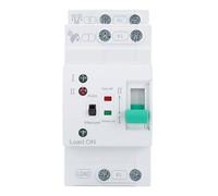 Oreilet Mini ATS, Automatic Manual Transfer Switch 2P 63A, DIN Rail Mount for Home Generator, with Uninterruptible Power Supply and Dual Power Electrical Selector