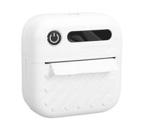 Oreilet Mini Thermal Sticker Printer, Pocket Inkless Sticker Printers, Portable Stickers Maker Machine Receipt Label Printer, Black and White for Notes, Pictures, Photos, DIY