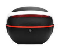 Oreilet Motorcycle Tail Bag, 32L Capacity Motorcycle Trunk Box, Storage Scooter Trunk Motor Cycle Top Case with Anti Theft Lock for Helmet (White)