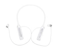 Oreilet Neckband Bluetooth 5.3 Headphones, Neckband Earbuds, Real Time Battery Display Wireless Headset for Sports, Running, Gym, Work, Travel, Driving, Workout (White)