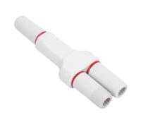 Oreilet Outdoor Waterproofing POE Extender, 100Mbps 1 in 2 Out POE Splitter Adapter, Repeater Plug and Play Support IEEE802.3af/at for Security Camera