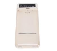 Oreilet Phone Lock Box, Self Control Timer Lock Box with Transparent Cover 300mAh Battery for Sturdy Work College Students Fitness ADHD Gifts (Beige)