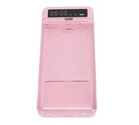 Oreilet Phone Lock Box, Self Control Timer Lock Box with Transparent Cover 300mAh Battery for Sturdy Work College Students Fitness ADHD Gifts (Pink)