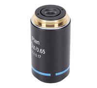 Oreilet Plan Infinity Objective Lens, 20.2MM RMS Thread Microscope Objective with Aluminum Alloy Optical Glass for Biological Microscope, Accessories (40X)