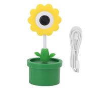 Oreilet Plant Camera, 720P HD Webcam Switch 2 Camera with Type C Interface, 120 Degree Wide Angle Lens, Plug and Play for AR Games Video Calls Live Streaming Online Classes (Sunflower)