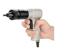 Oreilet Pneumatic Rivet Nut Gun, Automatic Air Riveter Pull Rivnut Gun Self Locking Design Air Nut Insert Installation Tool Assembly, Inlet Port: 1/4 (M6/M8 KP-7322)