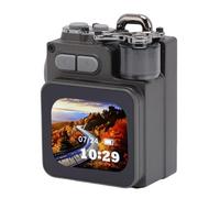 Oreilet Portable BT Speaker, Deep Bass Wireless Stereo Outdoor Speaker with Touch Screen & Mic APP & Calling & Calendar & Weather for Travel Shower Party Hiking