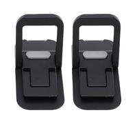 Oreilet Portable Laptop Stand, Aluminum Alloy 2 Angle Adjustable Foldable with Self Adhesive Base for Laptop Keyboard Tablet Smartphone